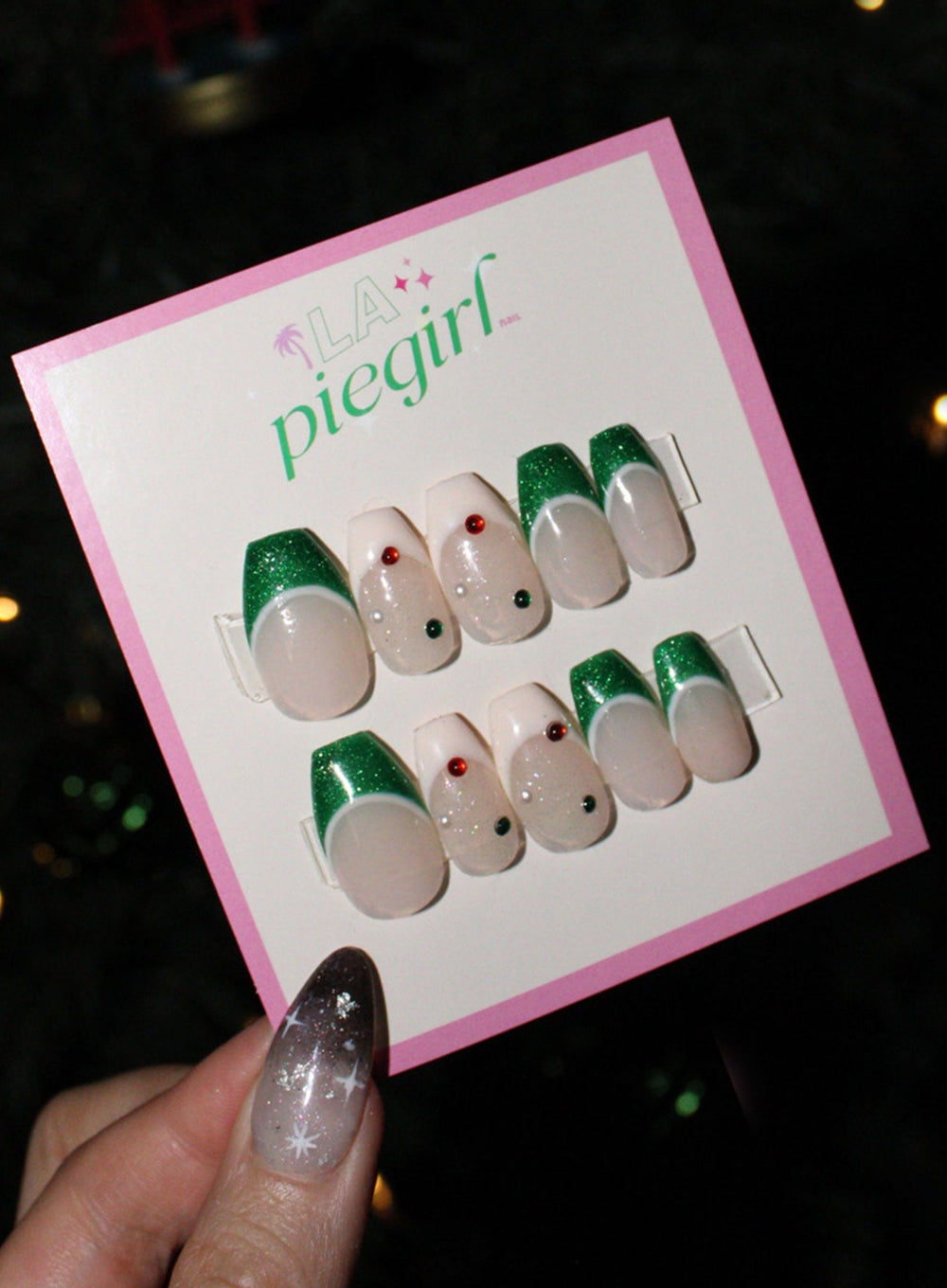 Christmas tree nail