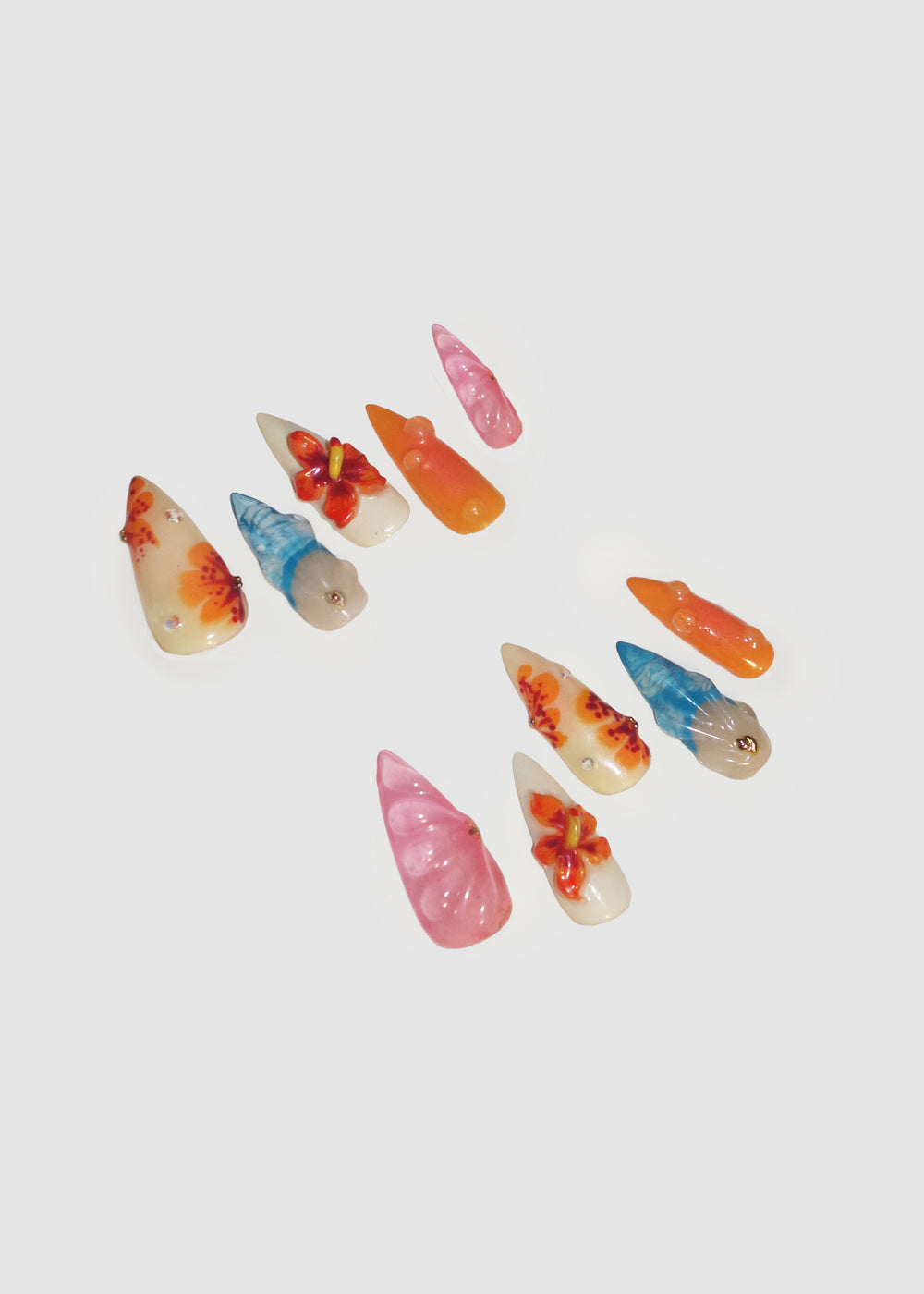 Tropical Vacation Nails