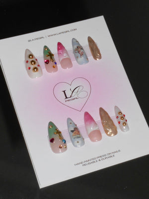 Cupid Angel Ombre Nails