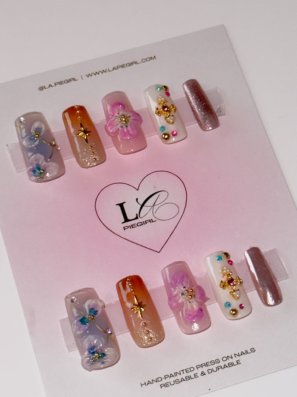 3D Flower Painting Nails