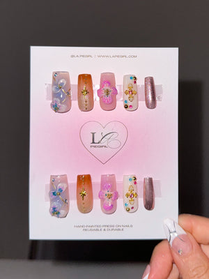 3D Flower Painting Nails