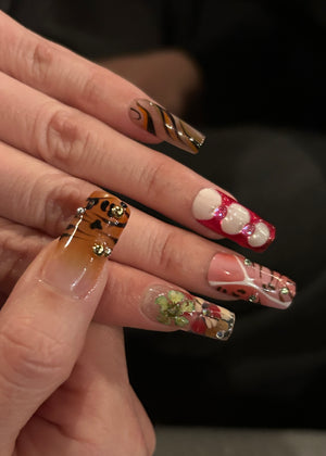 Exotic Animal Printed Nails