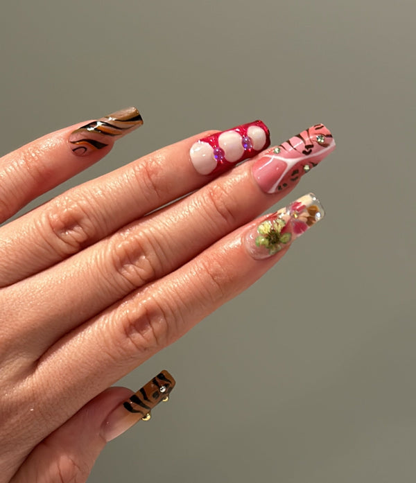 Exotic Animal Printed Nails