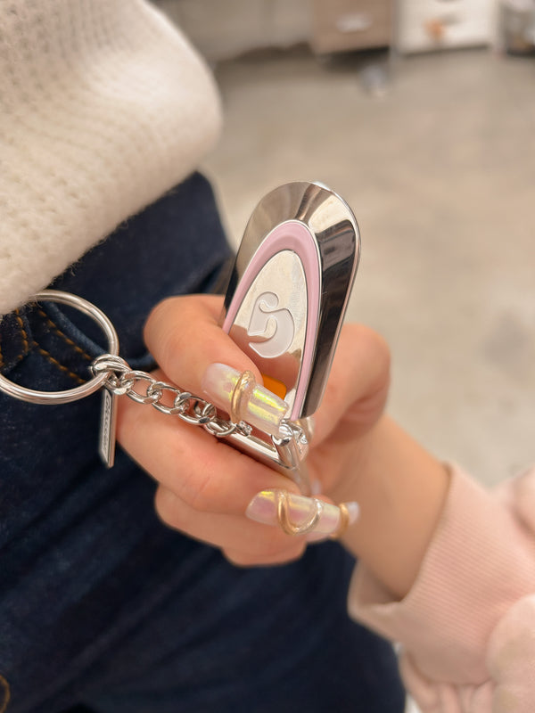 Chrome 3D Gold Sliver Swirl Nails