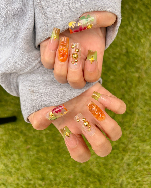 Festival Blossom Nails