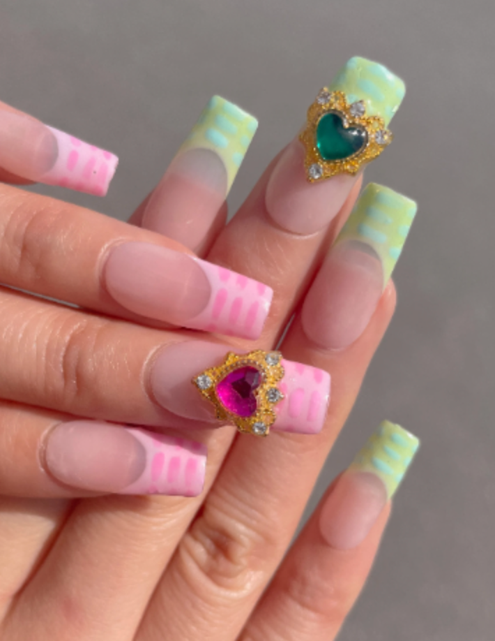 Salior Moon Nails