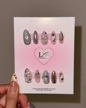 Silver Chrome Nails