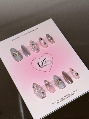 Silver Chrome Nails