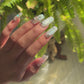 Blue Ombre Butterflies nails