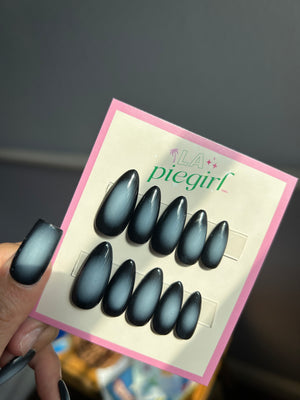 Black Aurora Nails