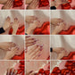 Pink Chrome Heart Nails