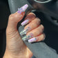 Purple star nails