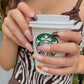 Pumpkin Neutral French Nails
